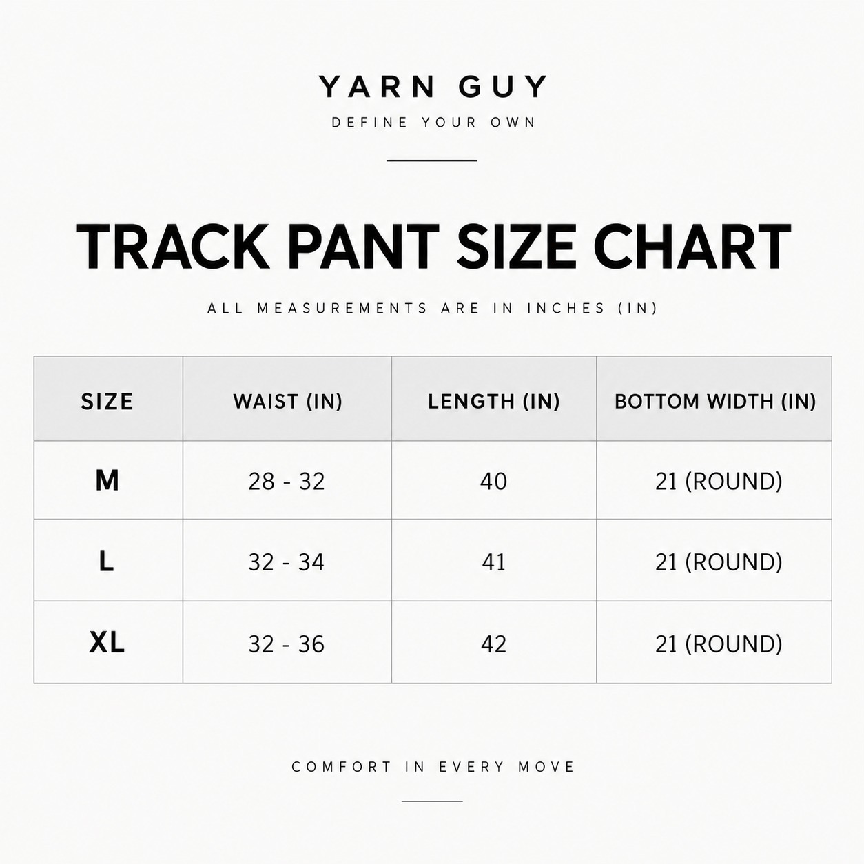 Size Guide