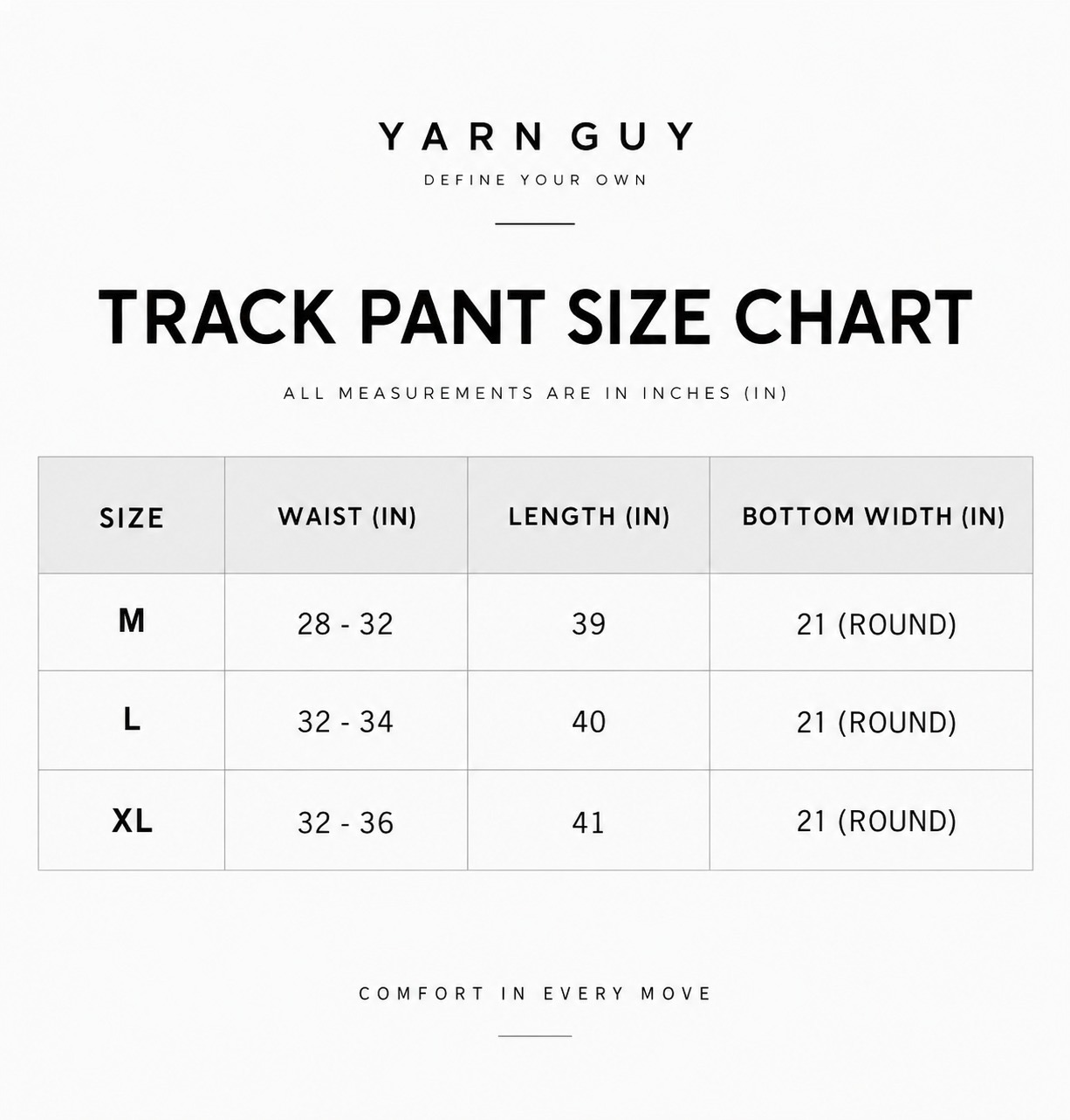 Size Guide
