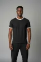 RINGER TEES - BLACK
