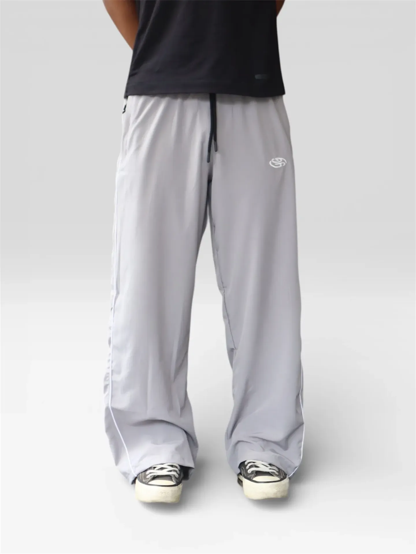 PIPING LOOSE FIT TRACK PANTS