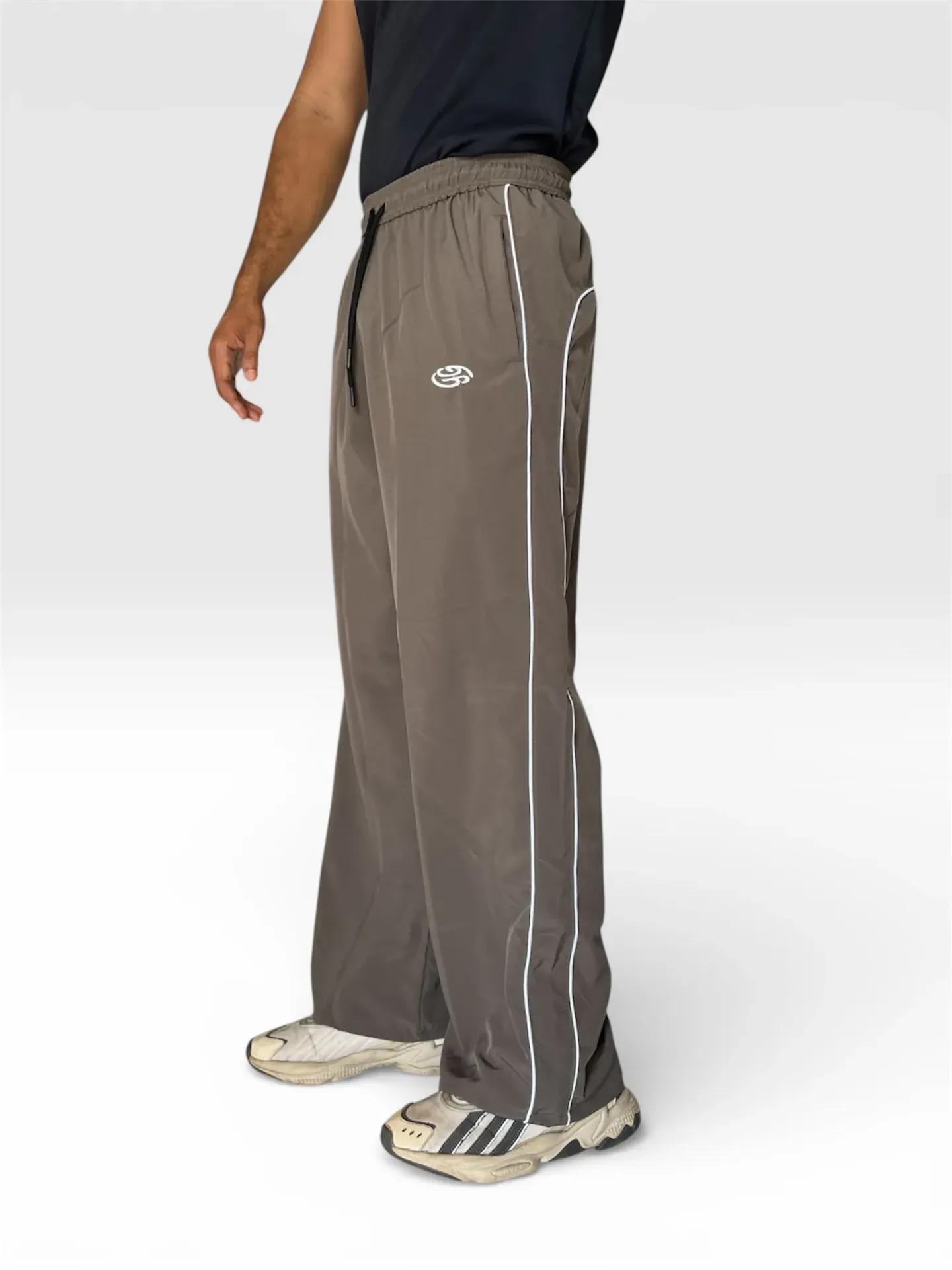 PIPING LOOSE FIT TRACK PANTS