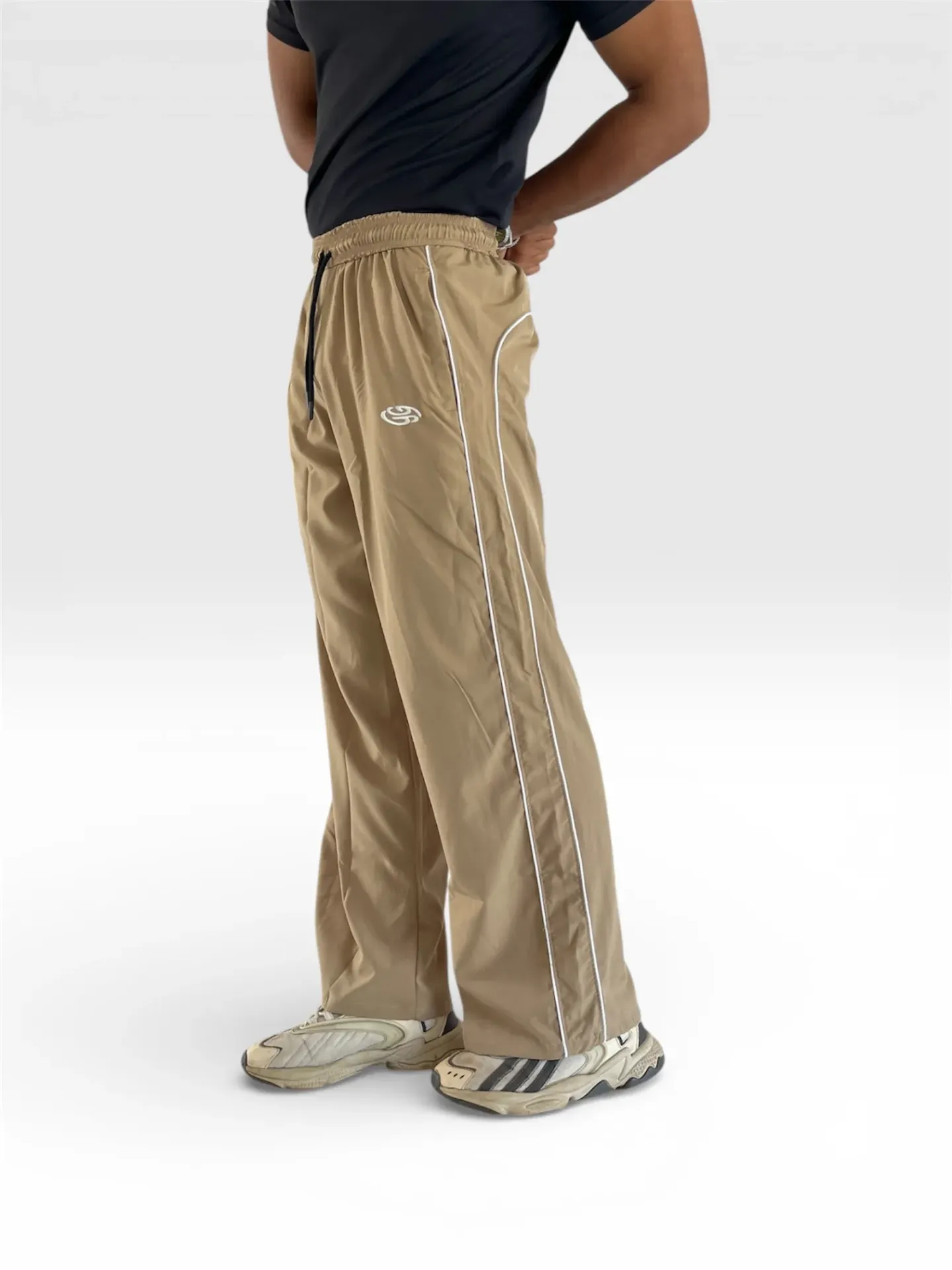 PIPING LOOSE FIT TRACK PANTS