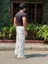 PIPING LOOSE FIT TRACK PANTS